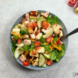 Grilled Halloumi Salad