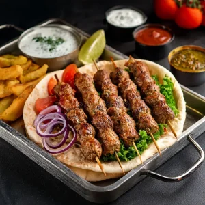 Regular Beef & Lamb Kebab Meal